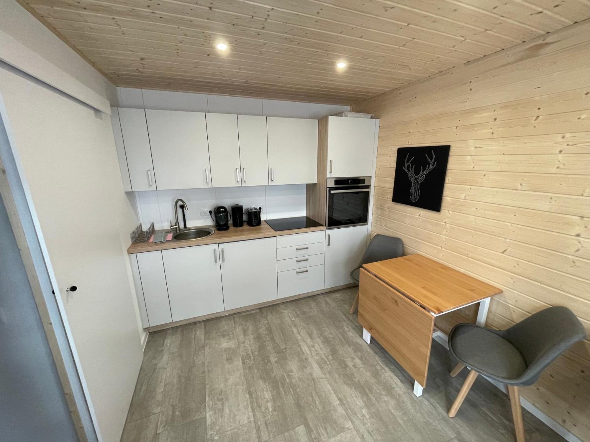 Tinyhaus #4 Huelben - Ortsrand - Kostenlose Parkplaetze Hulben Esterno foto
