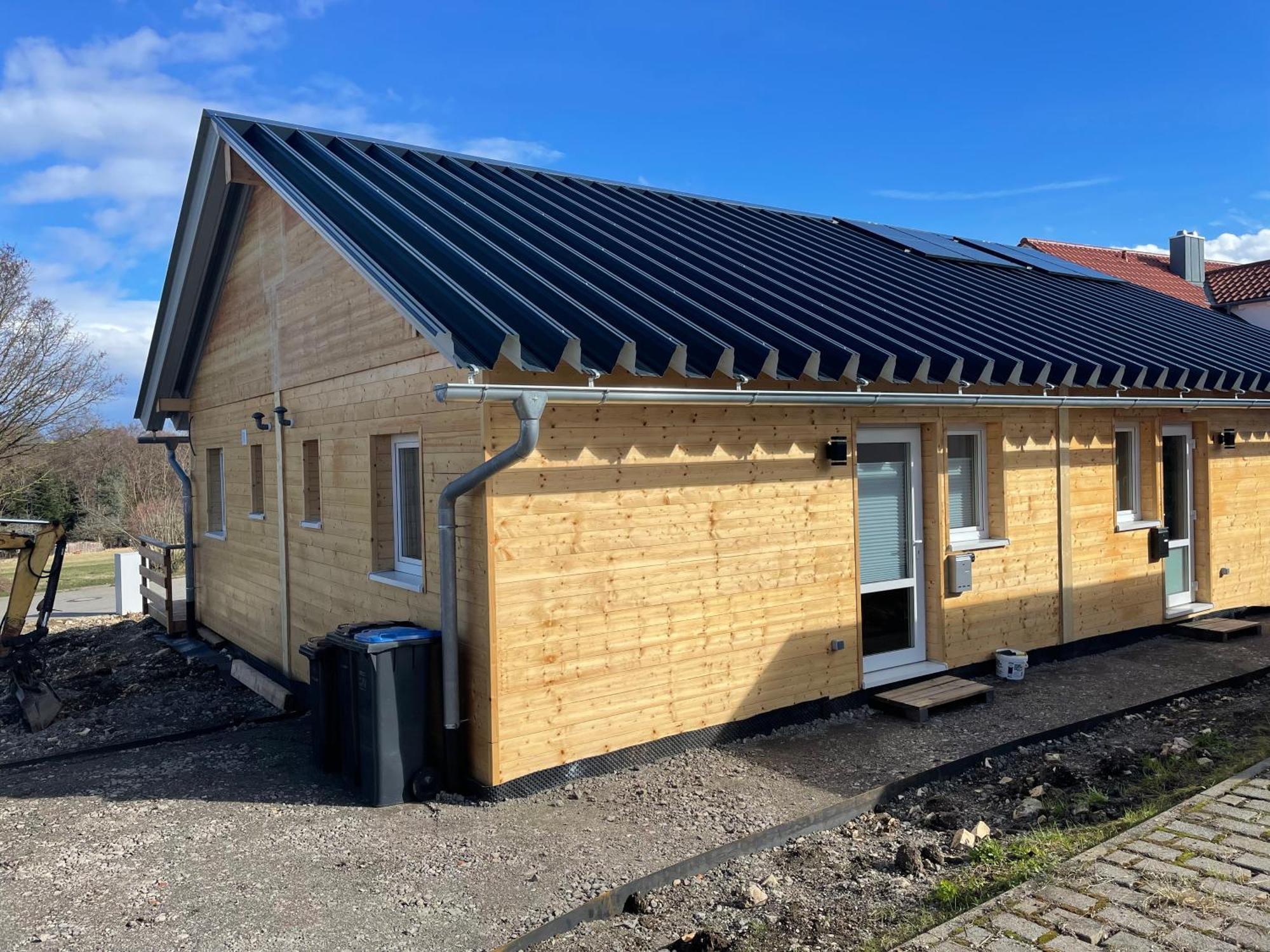 Tinyhaus #4 Huelben - Ortsrand - Kostenlose Parkplaetze Hulben Esterno foto