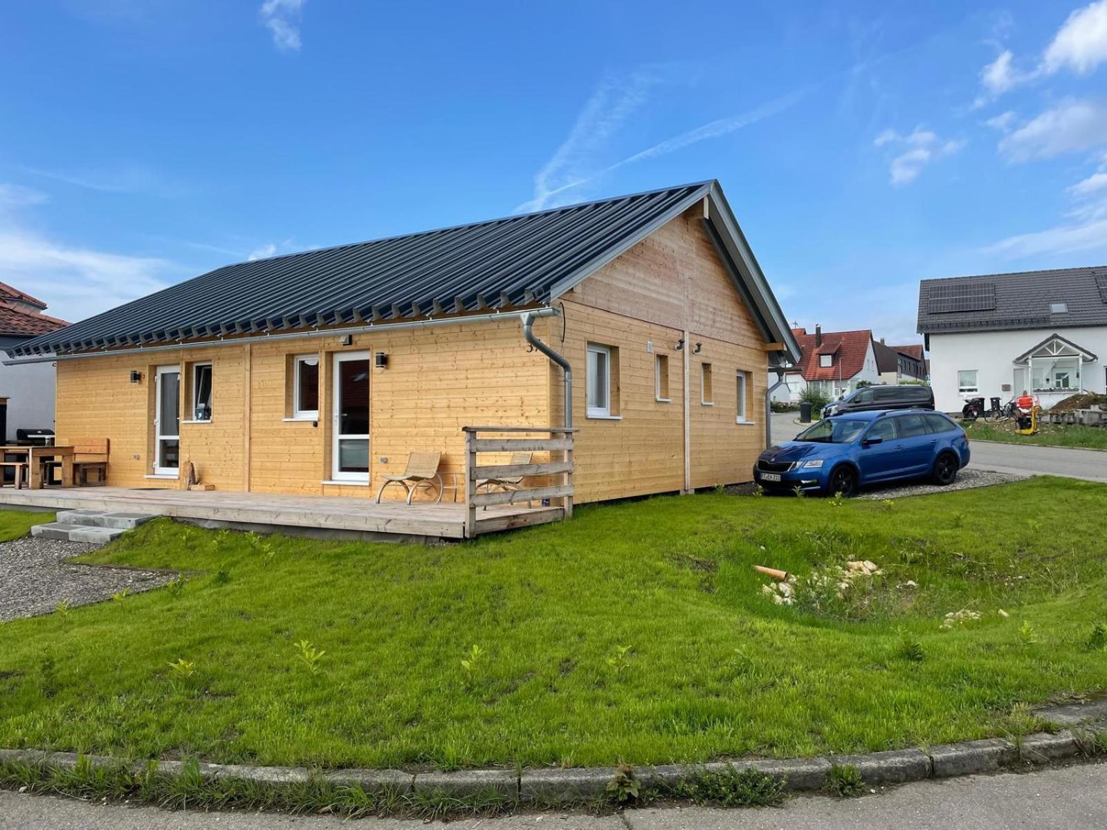 Tinyhaus #4 Huelben - Ortsrand - Kostenlose Parkplaetze Hulben Esterno foto